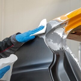 Nettoyage de la zone de soudure finie